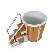 Icetubs IceBarrel XL Cold Plunge | Luxury Immersion Tub, Thermowood & Fiberglass Cold Plunge, 63"L x 41"W x 47"H image 6