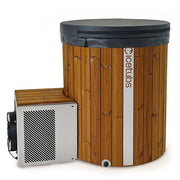 Icetubs IceBarrel XL Cold Plunge | Luxury Immersion Tub, Thermowood & Fiberglass Cold Plunge, 63"L x 41"W x 47"H image 5