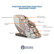 Positive Posture DualTech 4D Dual Mechanism Massage Chair image 4