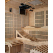 Dynamic Monaco 6-person Ultra Low EMF FAR Infrared SaunaGolden Designs Toledo 6 Person Full Spectrum Hybrid Sauna image 7