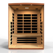 Dynamic Lugano Elite 3-Person Ultra Low EMF FAR Infrared Sauna - Canadian Hemlock image 6