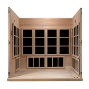 Golden Designs Catalonia 8-person PureTech™ Near Zero EMF (Under 2MG) FAR Infrared Sauna (Canadian Hemlock) image 8