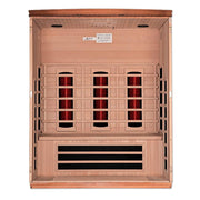 Dynamic Lugano 3-Person Full Spectrum Near Zero EMF Sauna - Canadian Hemlock image 6