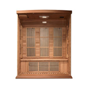 Maxxus "Montilemar Edition" 3 Person Near Zero EMF FAR Infrared Sauna - Canadian Red Cedar image 10