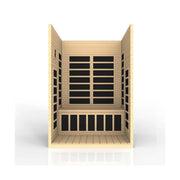 Dynamic Santiago 2-Person Low EMF FAR Infrared Sauna - Canadian Hemlock image 5