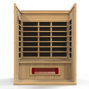 Maxxus "Trinity" Dual Tech 3-Person Corner Low EMF FAR Infrared Sauna - Canadian Hemlock image 9