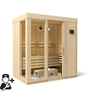 Kohler C1 Indoor Traditional Sauna Kit, Scandinavian Spruce, Up to 5 Persons image 15