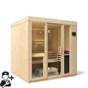 Kohler C1 Indoor Traditional Sauna Kit, Scandinavian Spruce, Up to 5 Persons image 9