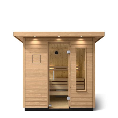 Kohler C2 Outdoor Traditional Sauna Kit, Douglas Fir, Up to 6 Persons