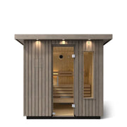 Kohler C2 Outdoor Traditional Sauna Kit, Weathered Grey Spruce, Up to 6 Persons image 9