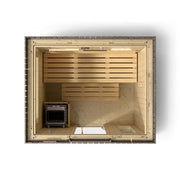 Kohler C2 Outdoor Traditional Sauna Kit, Weathered Grey Spruce, Up to 6 Persons image 7