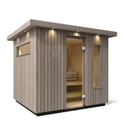 Kohler C2 Outdoor Traditional Sauna Kit, Weathered Grey Spruce, Up to 6 Persons image 10