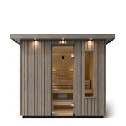 Kohler C2 Outdoor Traditional Sauna Kit, Weathered Grey Spruce, Up to 6 Persons image 3