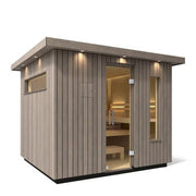 Kohler C2 Outdoor Traditional Sauna Kit, Weathered Grey Spruce, Up to 6 Persons image 14
