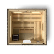 Kohler C2 Outdoor Traditional Sauna Kit, Weathered Grey Spruce, Up to 6 Persons image 15