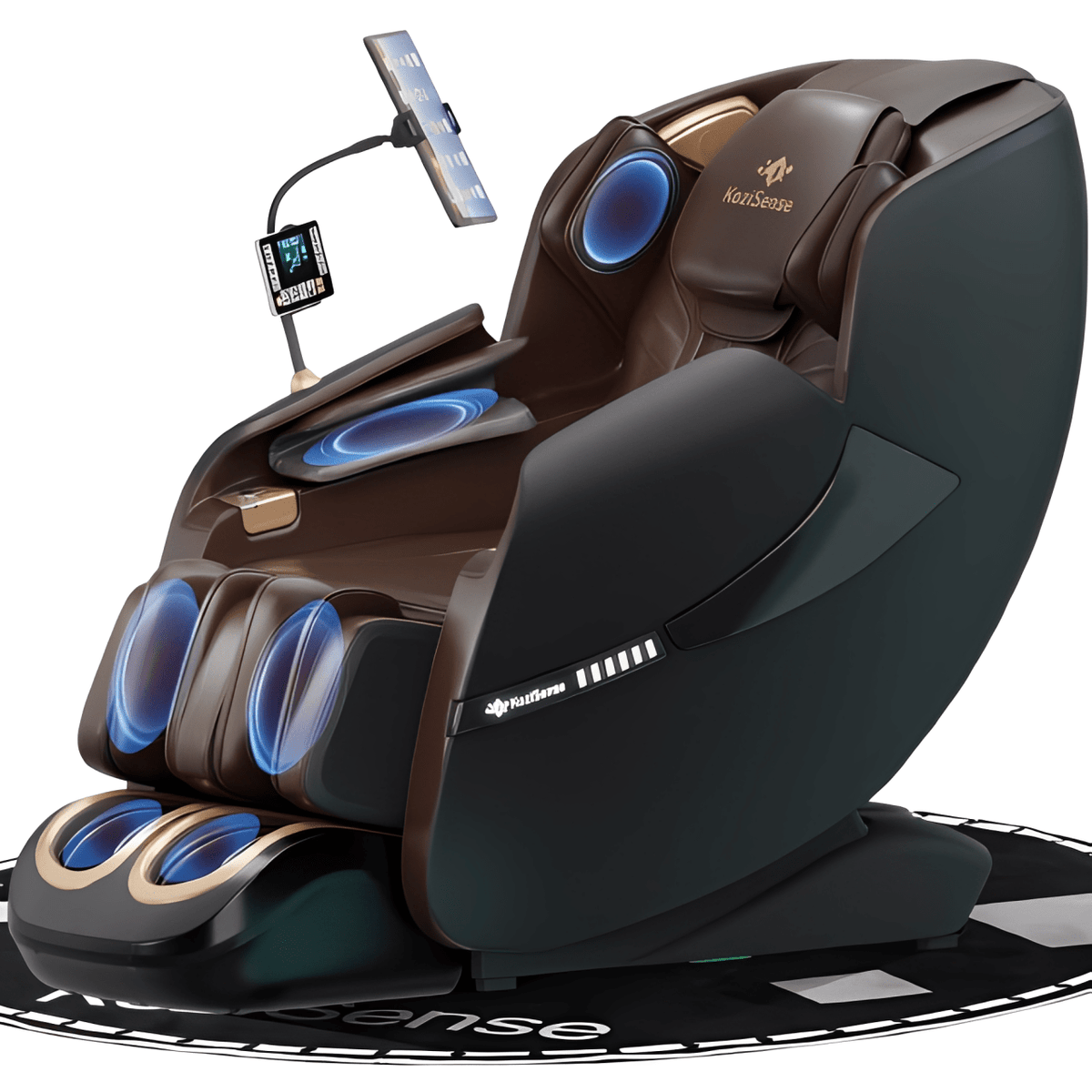 KoziSense KZ-A18 3D SL-track Massage Chair 2026 Upgraded - (Black and Brown)