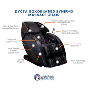 Kyota Nokori M980 Syner-D Massage Chair image 5