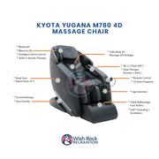Kyota Yugana M780 4D Massage Chair image 4