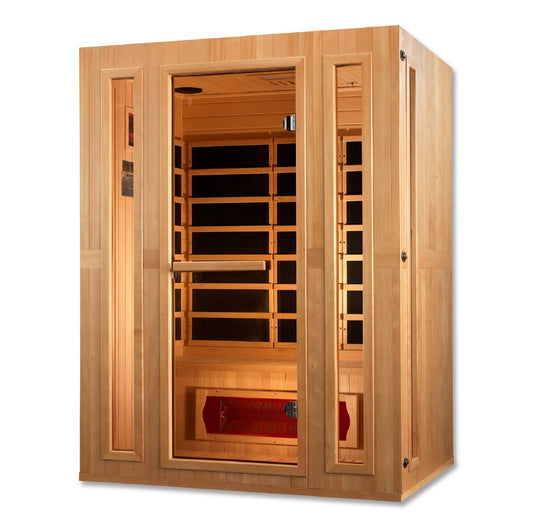 Maxxus Trinity Dual Tech 3 person Low EMF FAR IR Sauna (MX-LS3-01)