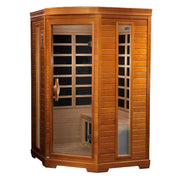 Dynamic Heming 2-Person Corner Low EMF FAR Infrared Sauna - Canadian Hemlock image 3