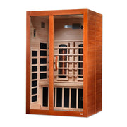 Dynamic Santiago 2-Person Full Spectrum Near Zero EMF Sauna - Canadian Hemlock image 3