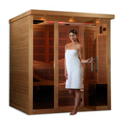 Dynamic Monaco 6-person Ultra Low EMF FAR Infrared SaunaGolden Designs Toledo 6 Person Full Spectrum Hybrid Sauna image 4