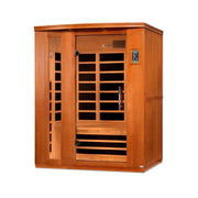 Dynamic Lugano Elite 3-Person Ultra Low EMF FAR Infrared Sauna - Canadian Hemlock image 3