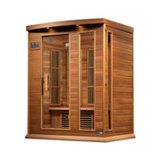 Maxxus "Montilemar Edition" 3 Person Near Zero EMF FAR Infrared Sauna - Canadian Red Cedar image 4