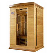 Maxxus "Cholet Edition" 2-Person Near Zero EMF FAR Infrared Sauna - Canadian Red Cedar image 3