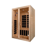 Dynamic Santiago 2-Person Low EMF FAR Infrared Sauna - Canadian Hemlock image 3