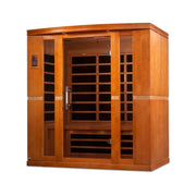 Dynamic Bergamo 4-Person Low EMF FAR Infrared Sauna - Canadian Hemlock image 4