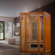 Maxxus "Aspen" Dual Tech 2-Person Low EMF FAR Infrared Sauna - Canadian Hemlock image 2