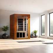 Dynamic Avila Elite 1-2 Person Ultra Low EMF FAR Infrared Sauna - Canadian Hemlock image 2