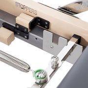 Elina Pilates Lignum Reformer with Tower - Durable Beechwood, Adjustable Foot Bar & Springs, Essentials Kit image 2