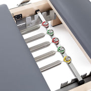 Elina Pilates Lignum Reformer with Tower - Durable Beechwood, Adjustable Foot Bar & Springs, Essentials Kit image 4