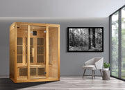 Maxxus Bellevue 3 Person Low EMF FAR IR Sauna (MX-J306-01) image 4