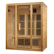 Maxxus "Bellevue" 3 person Low EMF FAR Infrared Sauna - Canadian Hemlock image 2