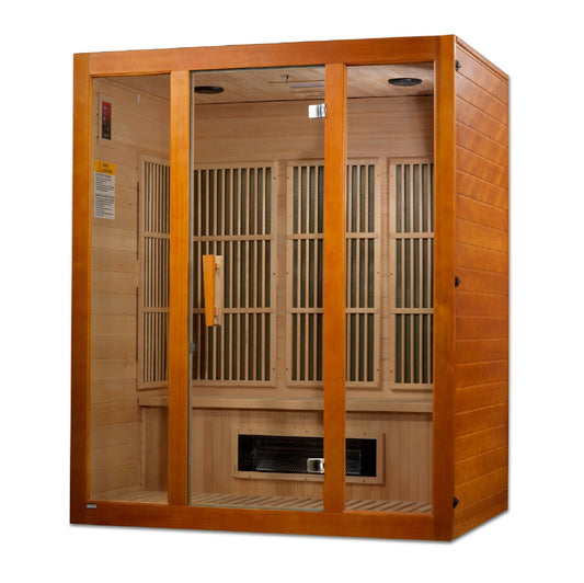 Maxxus Alpine Dual Tech 3 person Low EMF FAR IR Sauna (MX-J306-02S)