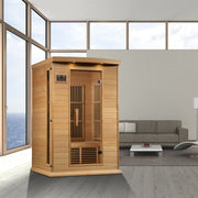 Maxxus 2 Person Near Zero EMF FAR IR Sauna (MX-K206-01-ZF)