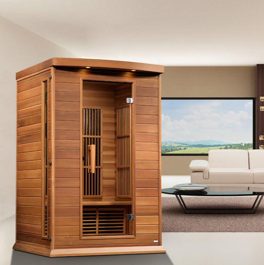 Maxxus 2 Person Low EMF FAR IR Sauna (MX-K206-01 CED)
