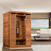 Maxxus FAR Infrared Sauna Near Zero EMF with Canadian Red Cedar Wood (MX-K206-01-ZF CED) image 3