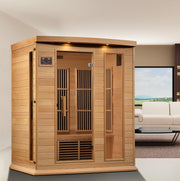 Maxxus 3 Person Near Zero EMF FAR IR Sauna (MX-K306-01-ZF) image 5
