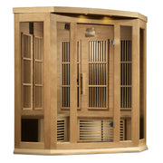 Maxxus Avignon 3 Person Corner Near Zero EMF FAR IR Sauna (MX-K356-01-ZF) image 2
