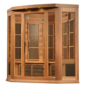 Maxxus 3 Person Corner Low EMF FAR IR Sauna (MX-K356-01 CED) image 2