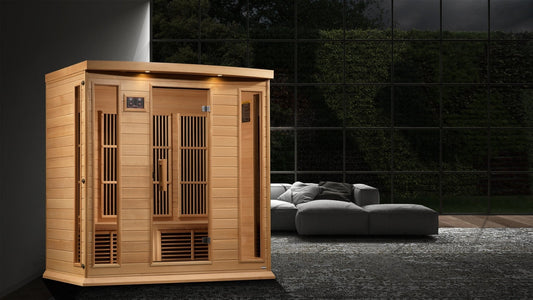 Maxxus 4 Person Near Zero EMF FAR IR Sauna (MX-K406-01-ZF)