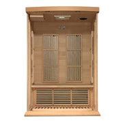 Maxxus 2 Person Low EMF FAR Infrared Sauna - Canadian Hemlock image 3