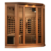 Maxxus 3 Person Corner Full Spectrum Near Zero EMF Sauna (MX-M356-01-FS CED) image 5