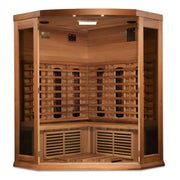 Maxxus 3 Person Corner Full Spectrum Near Zero EMF Sauna (MX-M356-01-FS CED) image 3