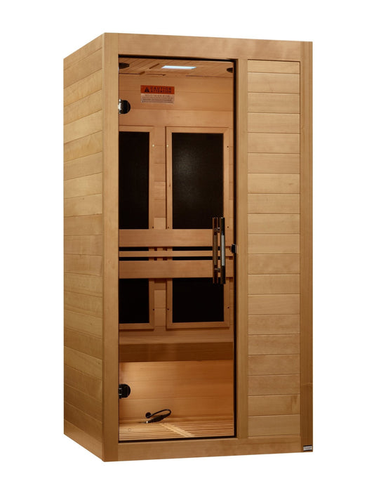 Maxxus S-Line 1 Person Low EMF FAR IR Sauna (MX-S106-01)