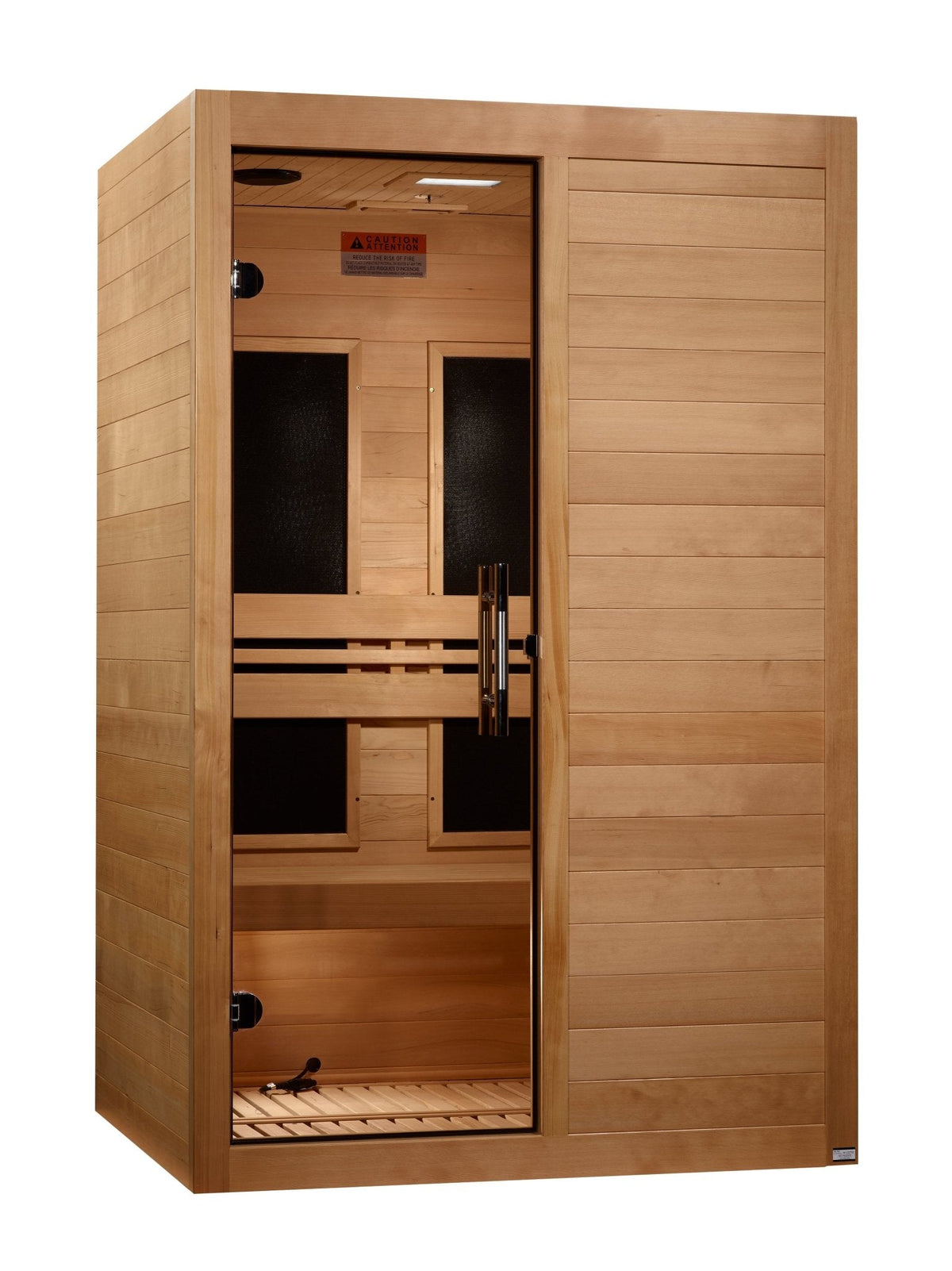 Maxxus S-Line 2 Person Ultra Low EMF FAR IR Sauna (MX-S206-01 ELITE)